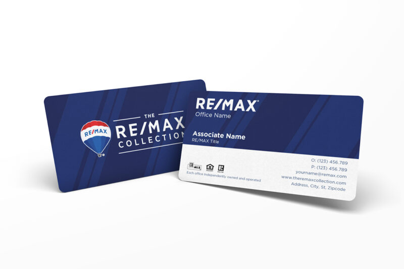 Blue Stripe RE:MAX Business Card