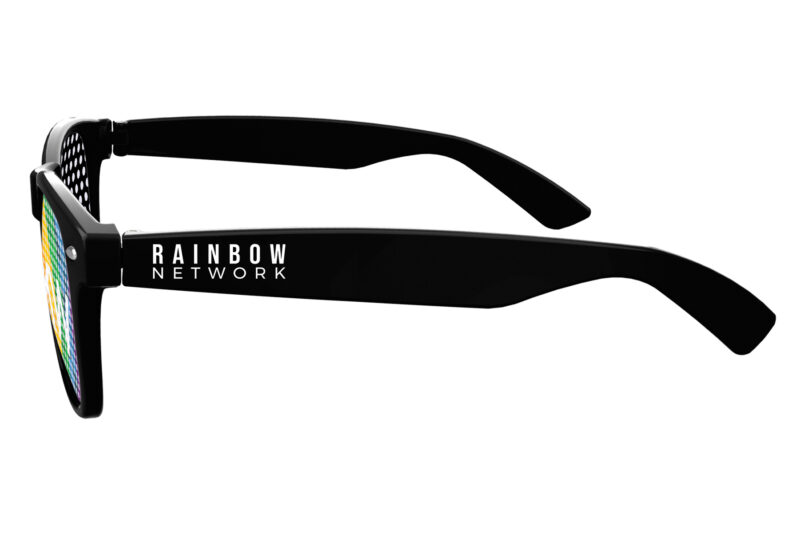 KW Rainbow Network | Retro Pinhole (micro PERF) Sunglasses - Image 3
