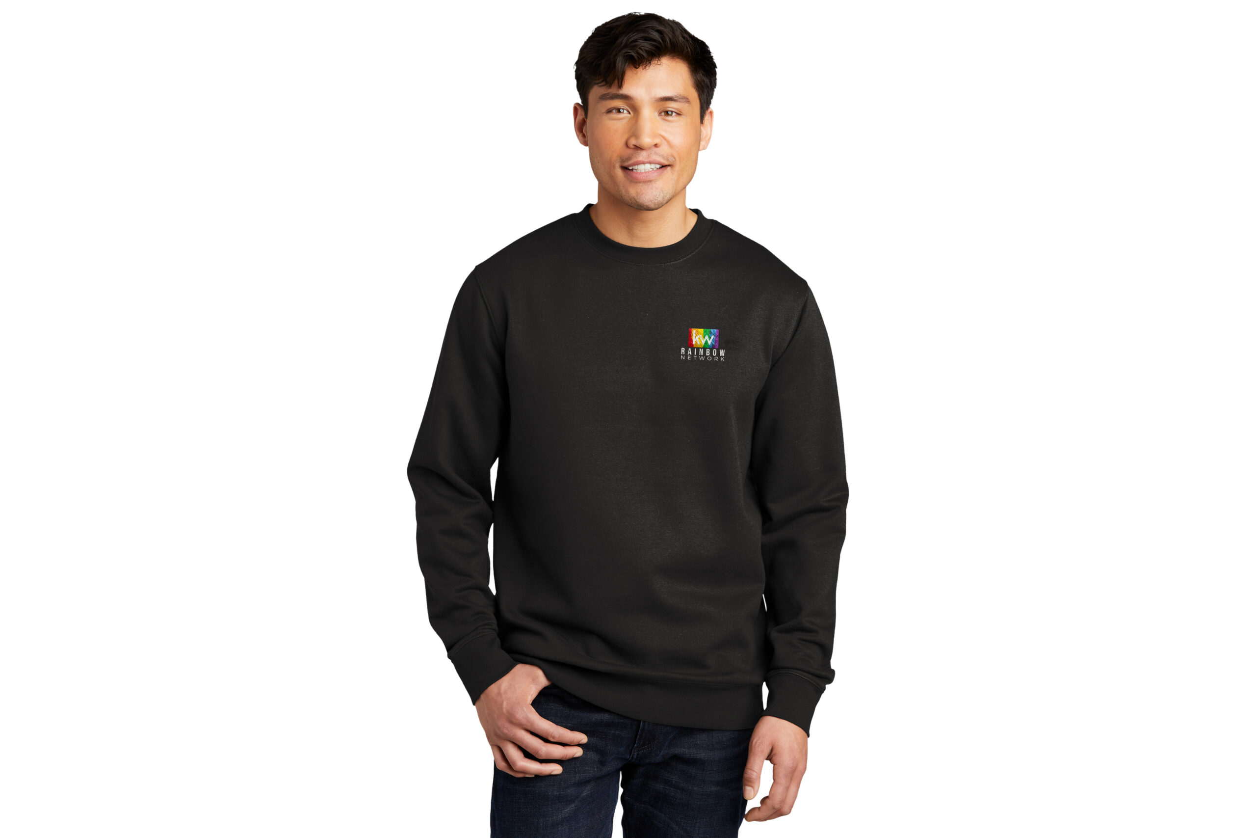 KW Rainbow Network | Crew Neck Sweatshirt (embroidered)